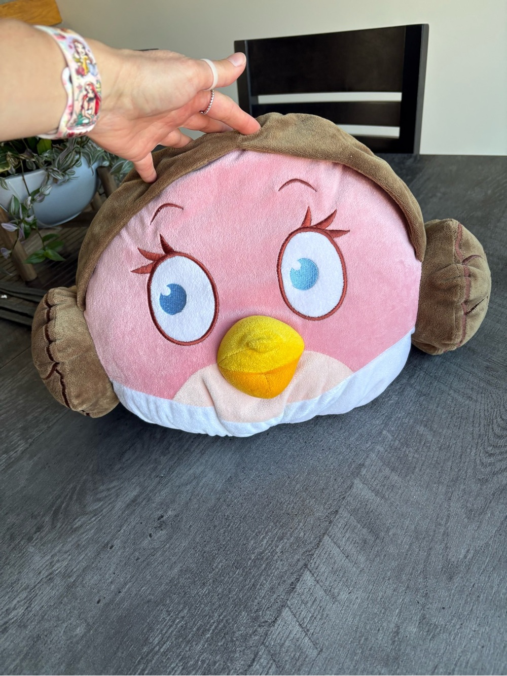 ANGRY BIRDS Star Wars PRINCESS LEIA 16 Inch Bird Plush Stuffed Pillow Toy